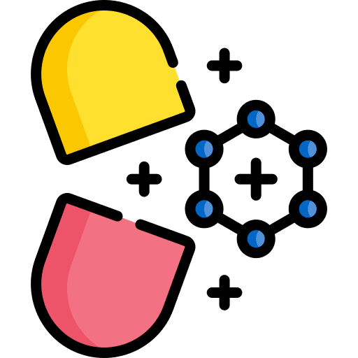 Pills molecular medicine technology pills icon