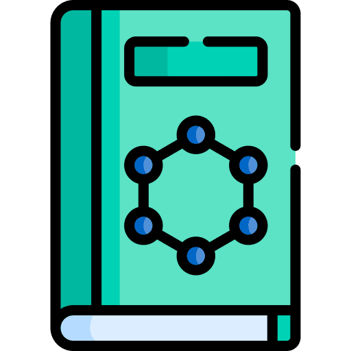 Book nanotech education technology icon Book nanotech education technology icon