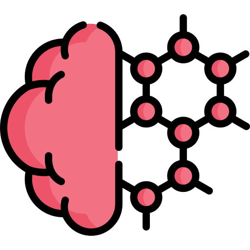 Brain artificial intelligence brain technology icon Brain artificial intelligence brain technology icon