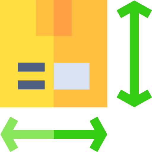 Size measure dimensions dimension icon