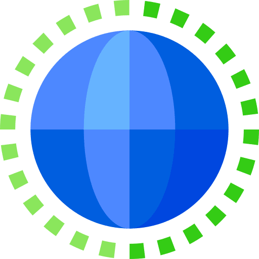 Worldwide world signs globe grid icon