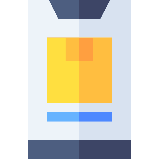 Shipping application shipping and delivery box icon