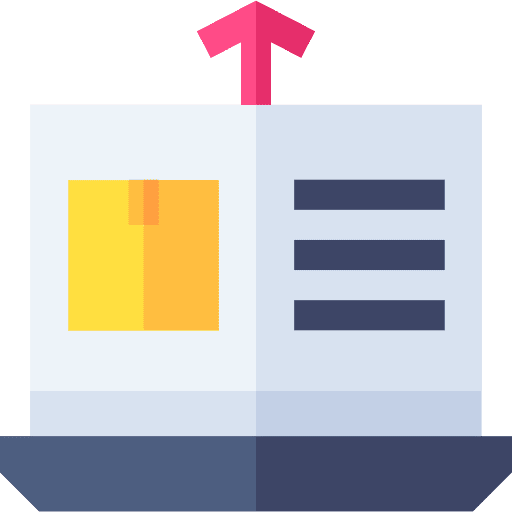 Tracking cardboard tracking delivery icon
