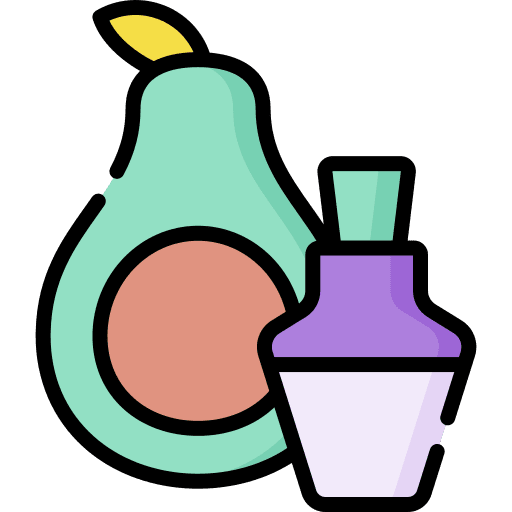 Avocado wellness face avocado icon Avocado wellness face avocado icon