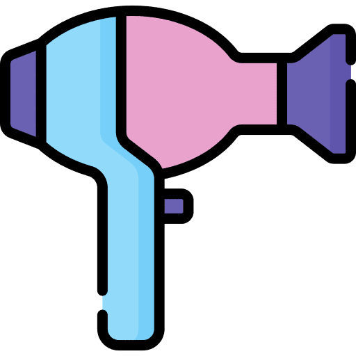 Hair dryer beauty technology device icon Hair dryer beauty technology device icon