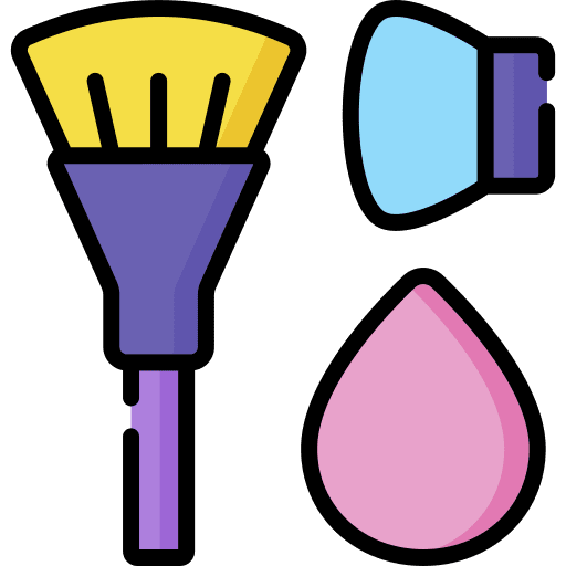 Brush beauty blush brush make up icon Brush beauty blush brush make up icon