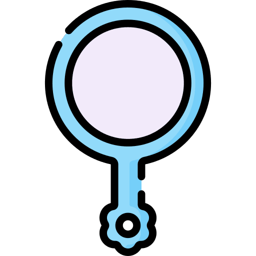 Hand mirror beauty hand mirror grooming icon Hand mirror beauty hand mirror grooming icon