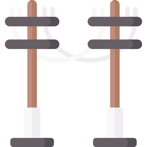 Electric pole electricity electric pole architecture and city icon