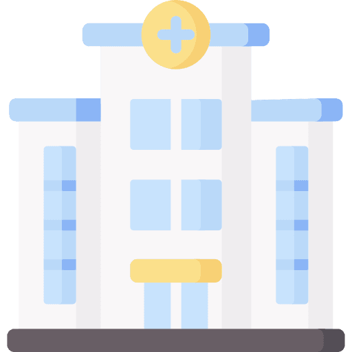 Hospital medical healthcare and medical hospital icon