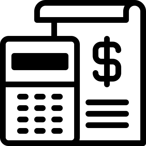 Calculator income calculator tax calculate icon