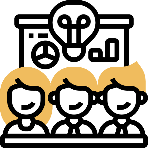 Board three group brainstorm icon