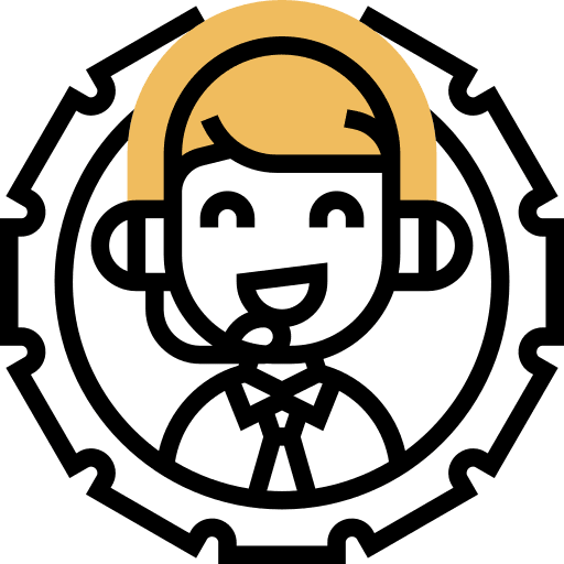 Operator customer support contact professions and jobs icon Operator customer support contact professions and jobs icon