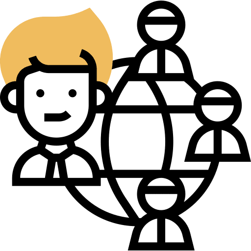 Outsourcing leads team outsourcing icon Outsourcing leads team outsourcing icon