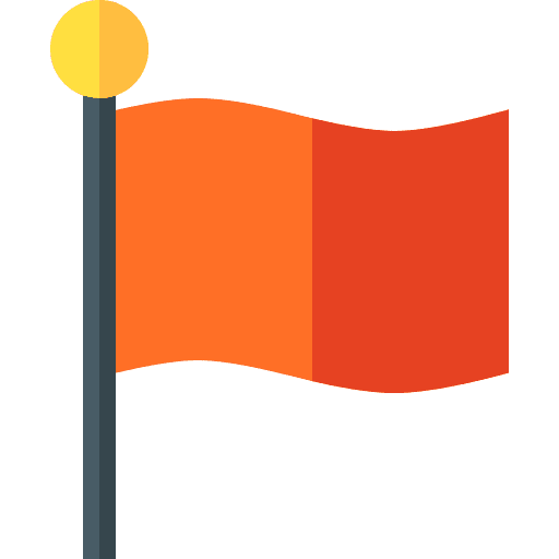 Flag confidence goal people icon