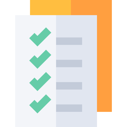 Check list criteria conclusion compliance icon Check list criteria conclusion compliance icon