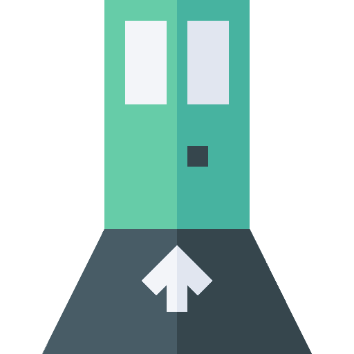 Door key open door arrow icon Door key open door arrow icon