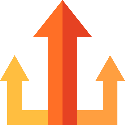 Increase up arrow directional increasing icon Increase up arrow directional increasing icon