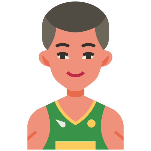 Athelete user sport athelete icon