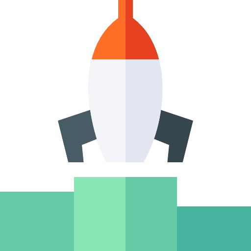 Start up high launch podium icon Start up high launch podium icon