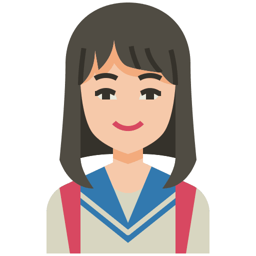 Student girl person female icon