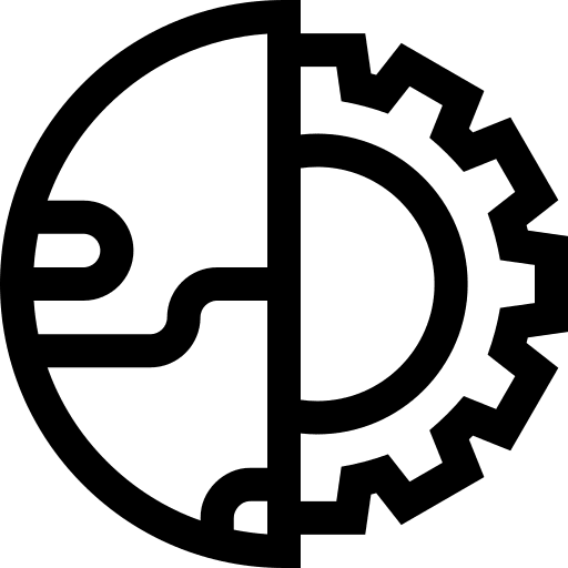 Gear processing gear ecology and environment icon