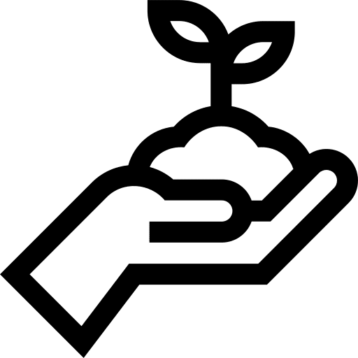 Plant agriculture sprout farming and gardening icon
