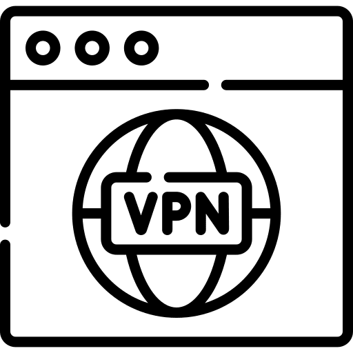 Vpn internet seo and web electronics icon