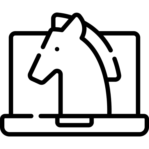 Trojan malware trojan security icon Trojan malware trojan security icon