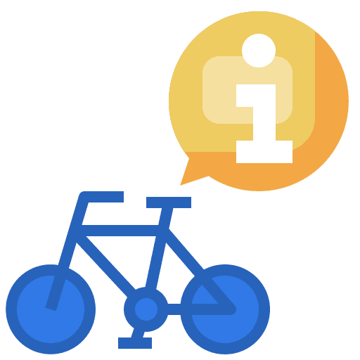 Information sport bicycle exercise icon Information sport bicycle exercise icon