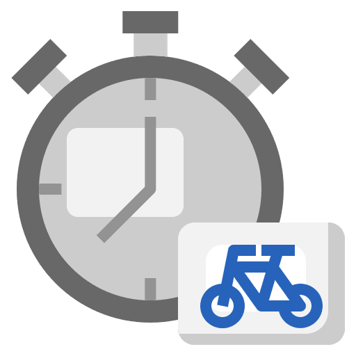 Stopwatch time transport vehicle icon Stopwatch time transport vehicle icon