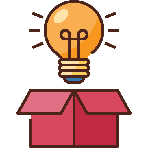 Idea marketing innovation light bulb icon Idea marketing innovation light bulb icon