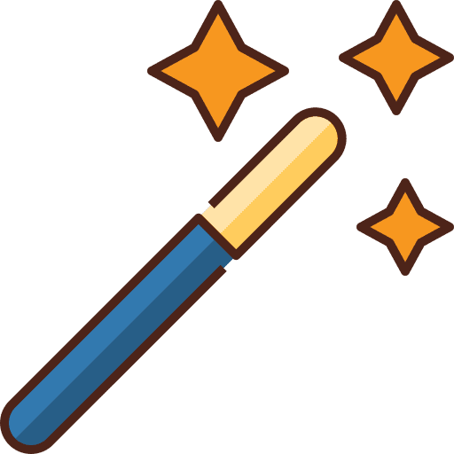 Magic wand magic wand entertainment wizard icon