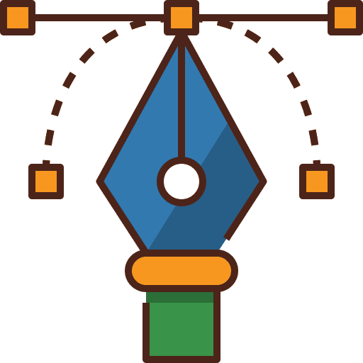 Pen tool drawing tool edit tools vector icon