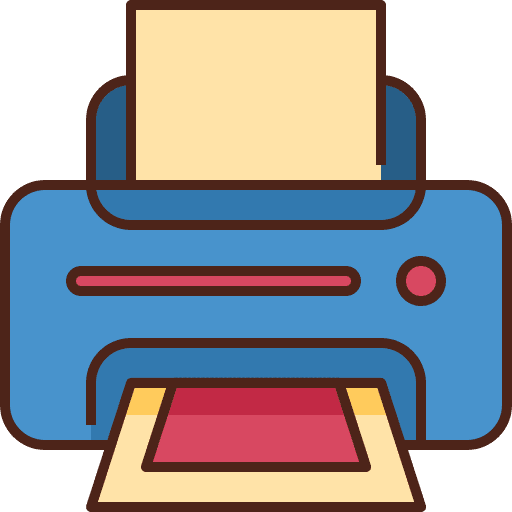 Printer paper technology printer icon