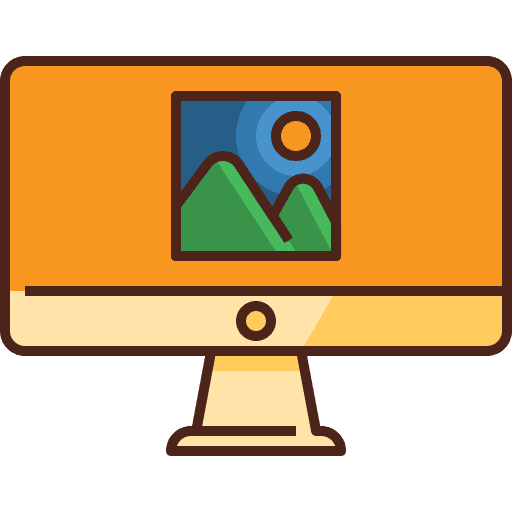 Monitor monitor screen website design icon Monitor monitor screen website design icon