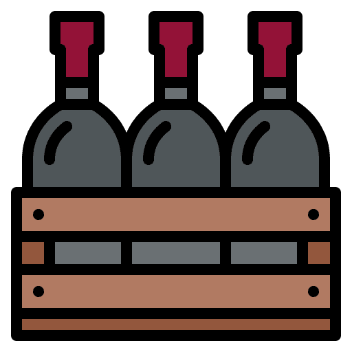 Wine bottles wine bottles food and restaurant container icon