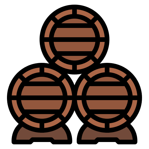 Wine storage alcoholic drink wine barrel wine cask icon Wine storage alcoholic drink wine barrel wine cask icon