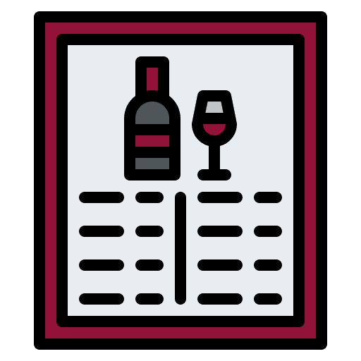 Wine menu wine menu alcoholic drinks bottle icon Wine menu wine menu alcoholic drinks bottle icon