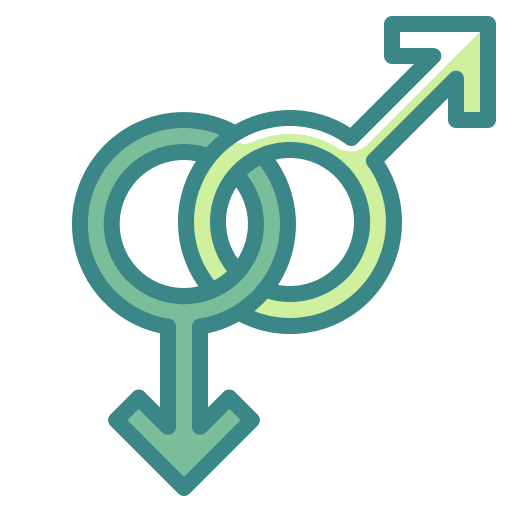 Gay male signs symbol icon
