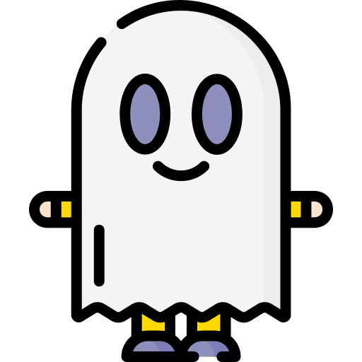 Ghost halloween kid and baby ghost icon Ghost halloween kid and baby ghost icon