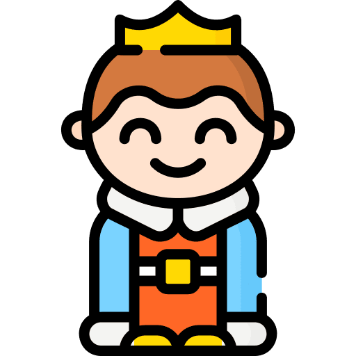 King boy brown hair user icon