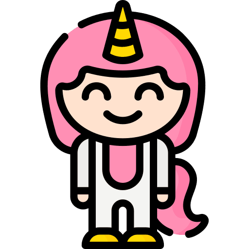 Unicorn unicorn kid and baby child icon Unicorn unicorn kid and baby child icon