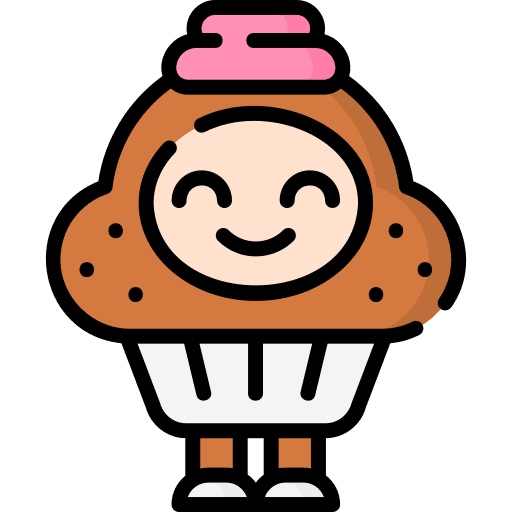 Cupcake kid child user icon Cupcake kid child user icon