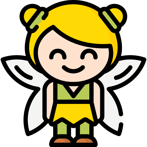 Fairy wings fairy costume icon Fairy wings fairy costume icon