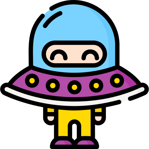 Ufo costume ufo child icon Ufo costume ufo child icon