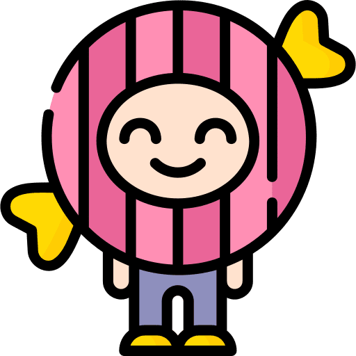 Candy child user caucasian icon Candy child user caucasian icon