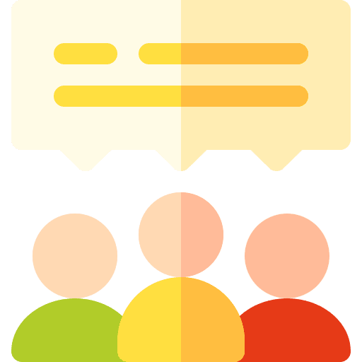 Team communications communication members icon Team communications communication members icon