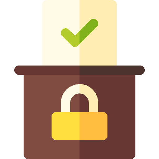 Ballot box hand vote ballot box icon Ballot box hand vote ballot box icon