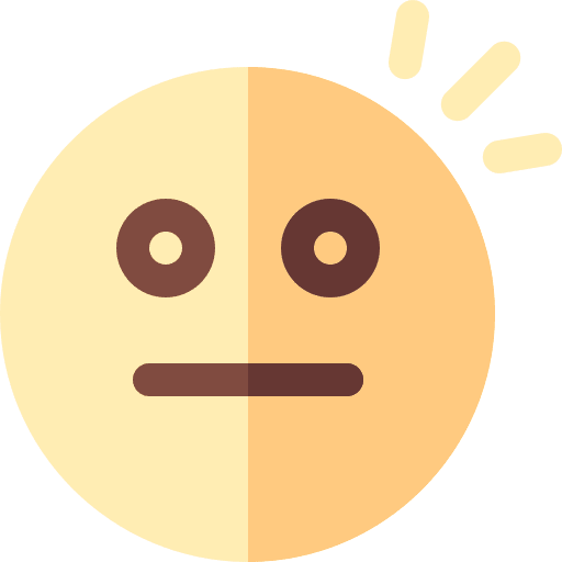 Neutral feelings emoji emoticons icon Neutral feelings emoji emoticons icon