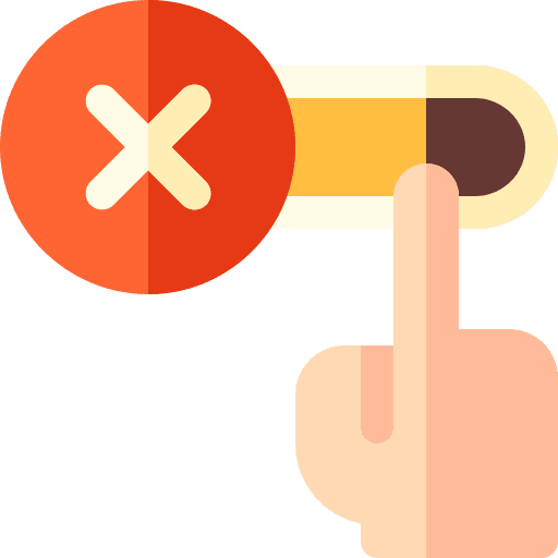 No survey finger no icon No survey finger no icon